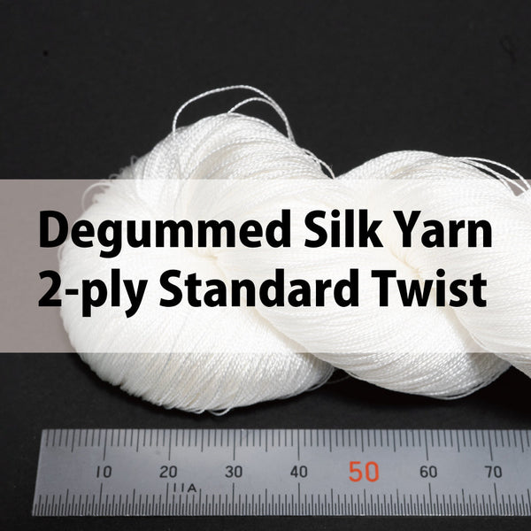 Degummed Silk Yarn – 2-ply Standard Twist